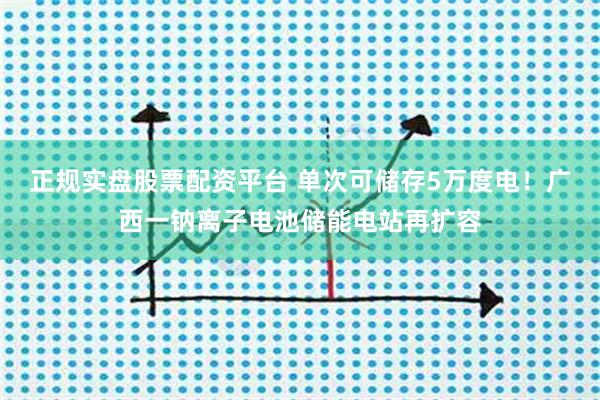 正规实盘股票配资平台 单次可储存5万度电！广西一钠离子电池储能电站再扩容